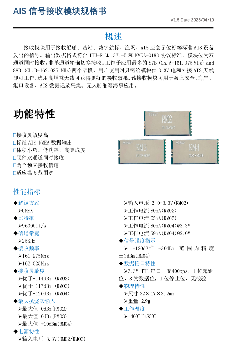 AIS接收模块 产品图2